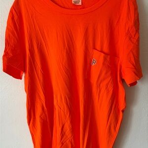 Orange PINK Victoria’s Secret Pocket Tee